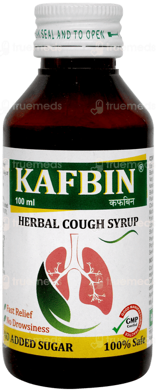 Kafbin No Added Sugar Syrup 100ml