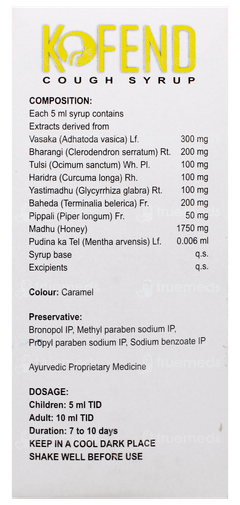 Kofend Cough Syrup 100Ml