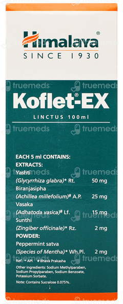 Himalaya Koflet Ex Sugar Free Linctus 100ml