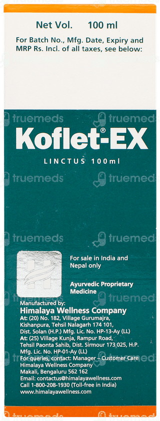 Himalaya Koflet Ex Sugar Free Linctus 100ml