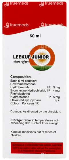 Leekuf Junior Syrup 60ml Leekuf Junior Syrup 60ml
