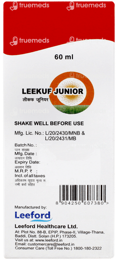 Leekuf Junior Syrup 60ml Leekuf Junior Syrup 60ml