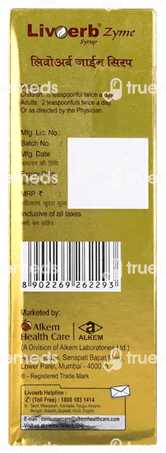 Livoerb Zyme Syrup 225ml
