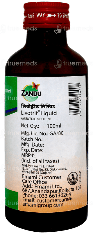 Zandu Livotrit Liquid 100ml
