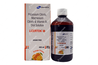 Lizerton B6 Orange Flavour Sugar Free Solution 450ml