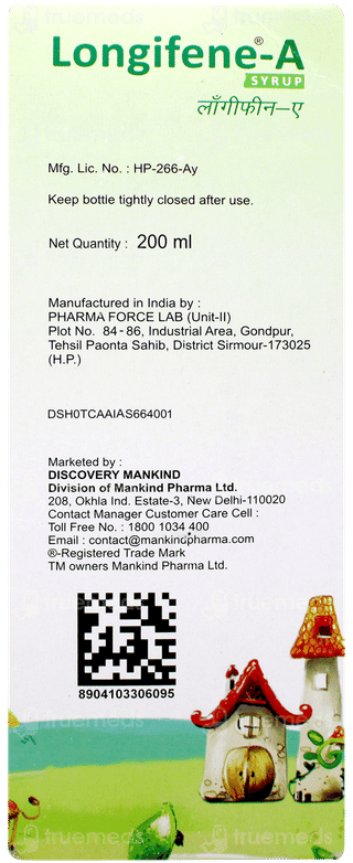 Longifene A Syrup 200ml