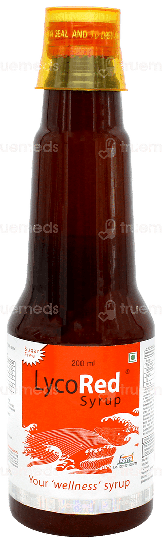Lycored Sugar Free Syrup 200ml