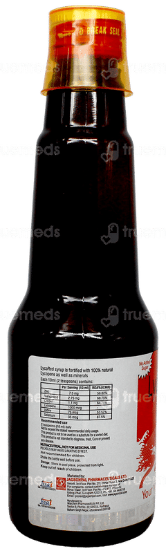 Lycored Sugar Free Syrup 200Ml