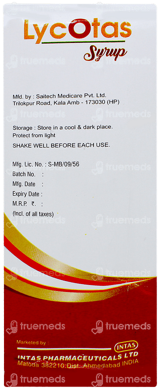 Lycotas Syrup 200ml