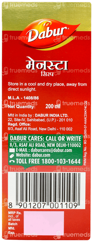 Dabur Mensta Syrup 200ml