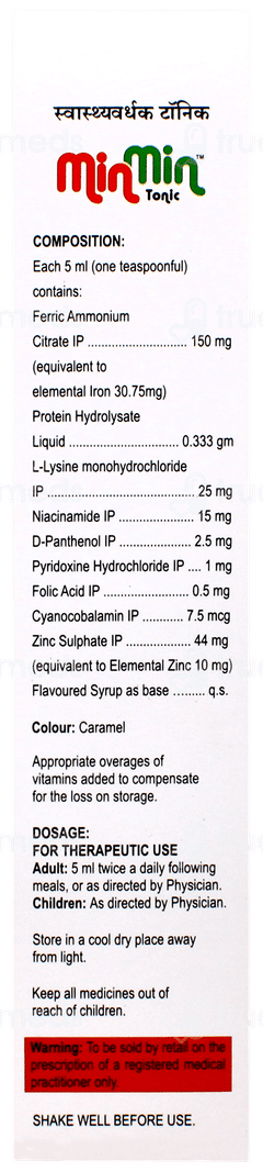 Minmin Tonic 200ml