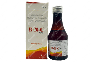 B N C Strawberry Flavour Syrup 200ml