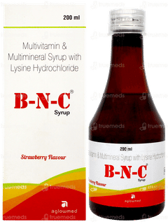 B N C Strawberry Flavour Syrup 200ml B N C Strawberry Flavour Syrup 200ml
