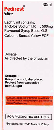 Pedirest Syrup 30 Ml