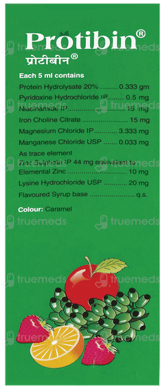 Protibin Mix Fruit Syrup 200 ML