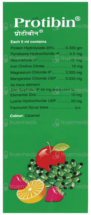 Protibin Mix Fruit Syrup 200 ML