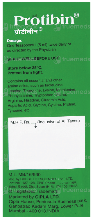 Protibin Mix Fruit Syrup 200 ML