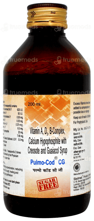 Pulmo Cod Cg Sugar Free Syrup 200ml
