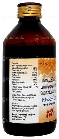 Pulmo Cod Cg Sugar Free Syrup 200ml