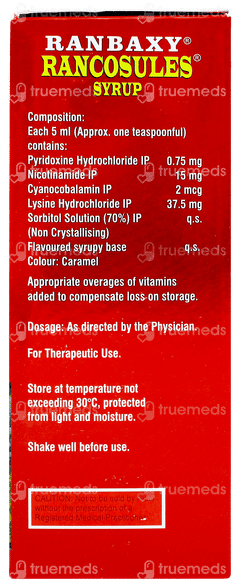 Rancosules Mixed Fruit Flavour Syrup 200ml Rancosules Mixed Fruit Flavour Syrup 200ml