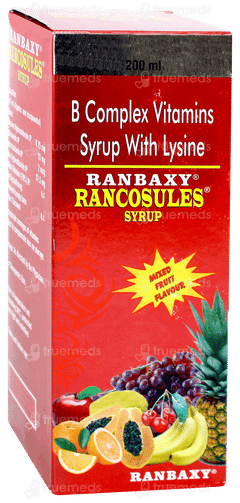 Rancosules Mixed Fruit Flavour Syrup 200ml Rancosules Mixed Fruit Flavour Syrup 200ml