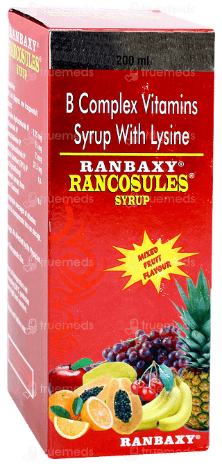 Rancosules Mixed Fruit Flavour Syrup 200ml