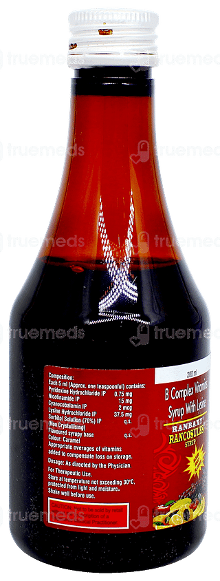 Rancosules Mixed Fruit Flavour Syrup 200ml