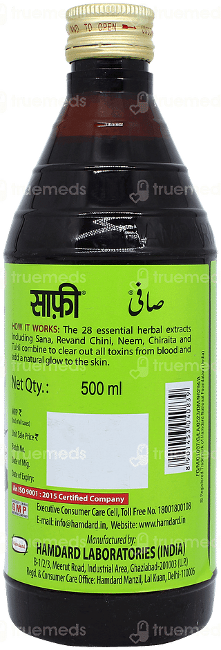 Safi Syrup 500 ML