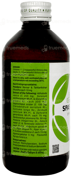 Spasma Syrup 200ml