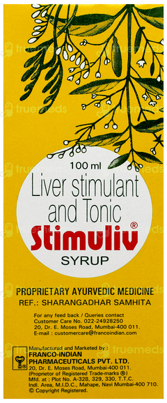 Stimuliv Syrup 100Ml Stimuliv Syrup 100Ml