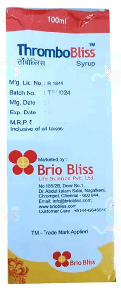 Thrombobliss Syrup 100Ml