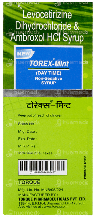 Torex Mint New Syrup 100ml