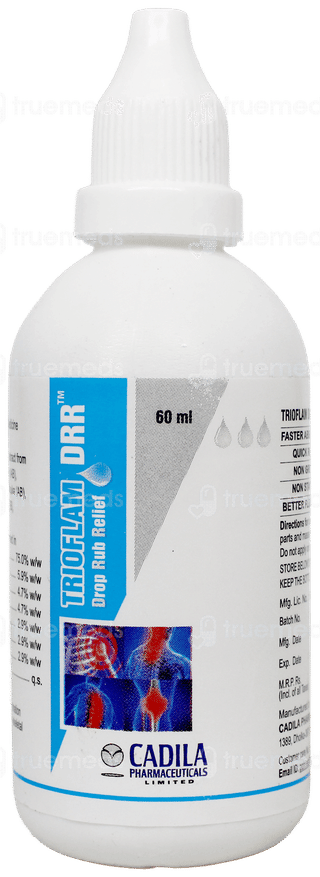 Trioflam Drr Rub Relief Drops 60Ml
