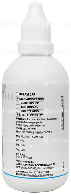 Trioflam Drr Rub Relief Drops 60Ml