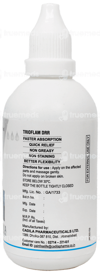 Trioflam Drr Rub Relief Drops 60Ml