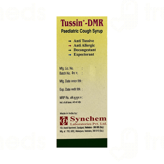 Tussin Dmr Paediatric Syrup 50ml