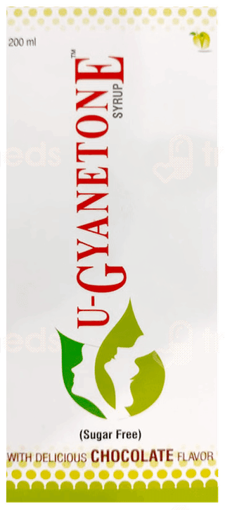U Gyanetone Chocolate Flavor Sugar Free Syrup 200Ml