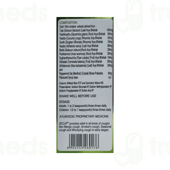 Zecuf Syrup 100Ml Zecuf Syrup 100Ml