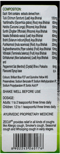 Zecuf Syrup 100Ml