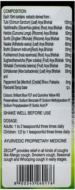 Zecuf Syrup 100Ml