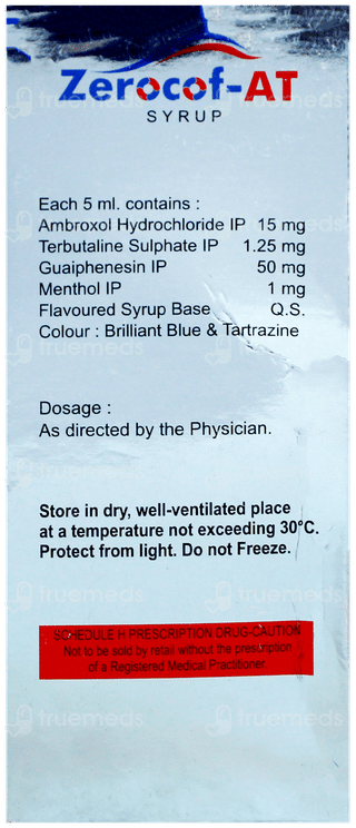 Zerocof At Syrup 100Ml