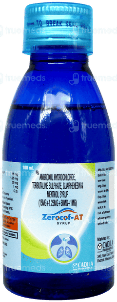 Zerocof At Syrup 100Ml Zerocof At Syrup 100Ml