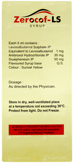 Zerocof Ls Syrup 100ml Zerocof Ls Syrup 100ml