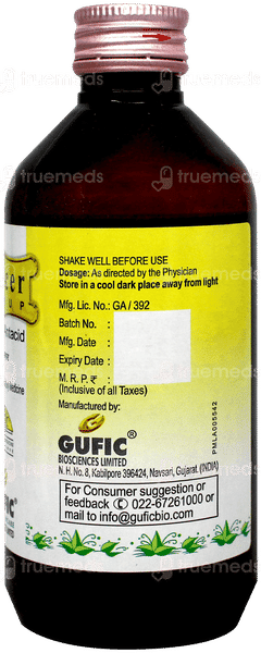 Zulcer Syrup 200Ml