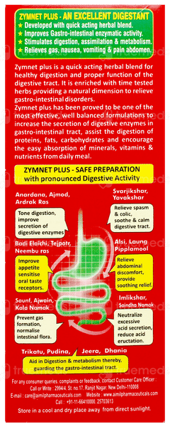 Aimil Zymnet Plus Syrup 200Ml