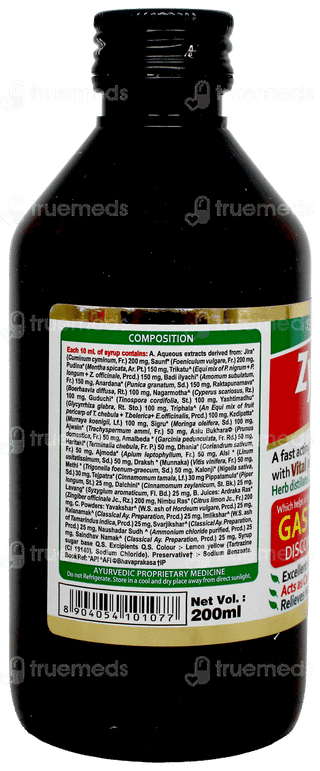 Aimil Zymnet Plus Syrup 200Ml