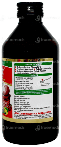 Aimil Zymnet Plus Syrup 200Ml