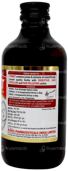 Zymnet Syrup 200ml Zymnet Syrup 200ml