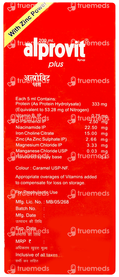 Alprovit Plus Syrup 200ml