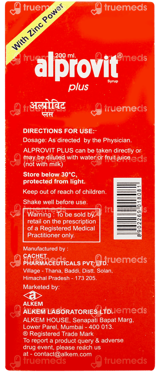 Alprovit Plus Syrup 200ml